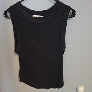We The Free Black Sleeveless Top